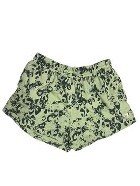 Gymshark Adapt Animal Lounge Shorts Lime Green Black Leopard Print M